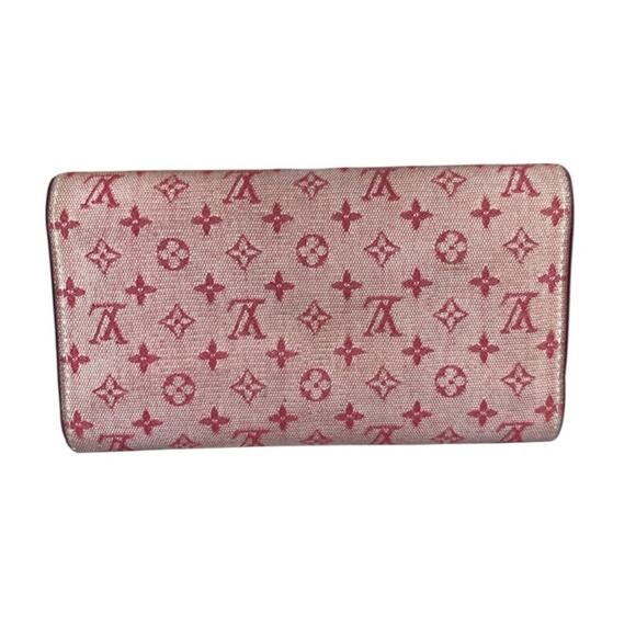 Louis Vuitton Pink Mini Lin Monogram Wallet - Picture 3 of 11